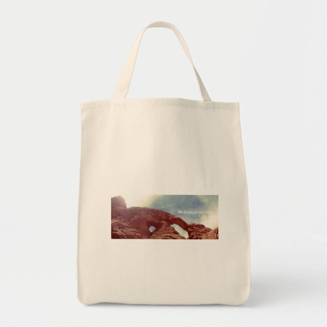 sift through the static tote bag (Front)