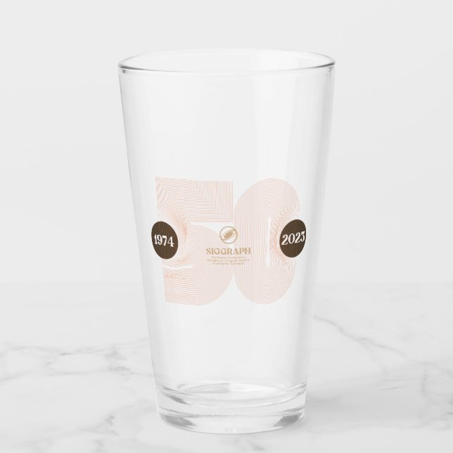 SIGGRAPH 2023 Beer Glass (Front)