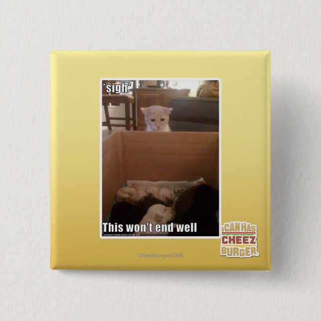 sigh 15 cm square badge (Front)