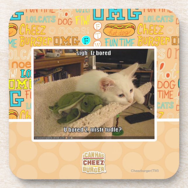 Sigh. Iz bored Coaster (Front)