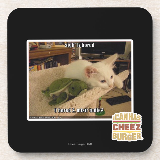 Sigh. Iz bored Coaster (Front)