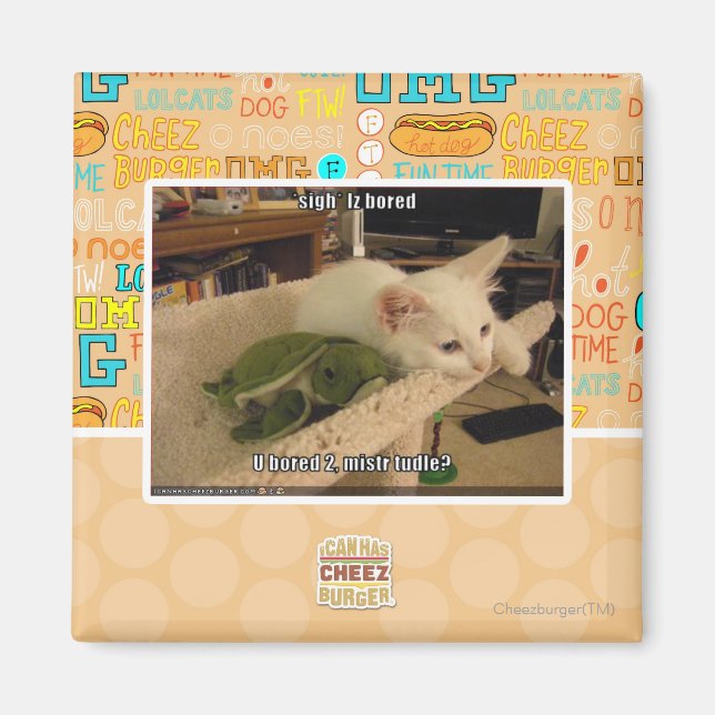 Sigh. Iz bored Magnet (Front)