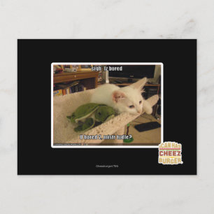 Sigh. Iz bored Postcard