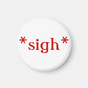 Sigh: magnets (white)