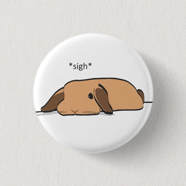 SIGHING LOP 3 CM ROUND BADGE (Front)