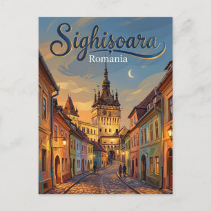 Sighișoara Historic Center Romania Postcard