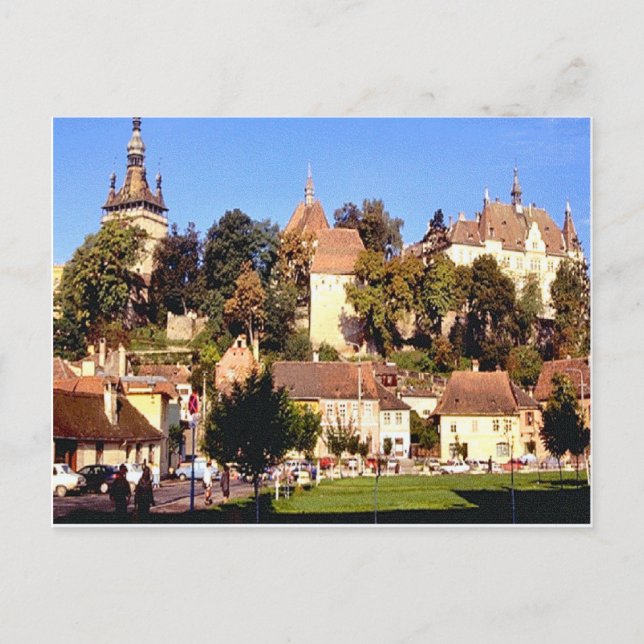 Sighisoara, Mediaeval towers Postcard (Front)
