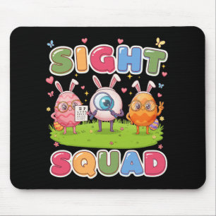 Sight Squad Easter Day Optometrist Hoppy Optician  Mouse Mat