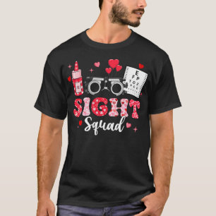 Sight Squad Eye Test Glasses Leopard Optician Vale T-Shirt