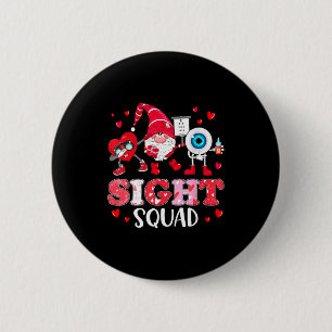 Sight Squad Optician Optometrist Dabbing Heart Val 6 Cm Round Badge