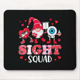 Sight Squad Optician Optometrist Dabbing Heart Val Mouse Mat