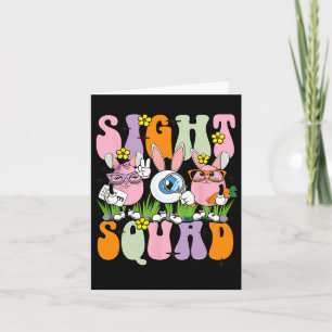 Sight Squad Therapist Optometrist Optometry Bunny  Card