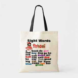 Sight Words Budget Tote