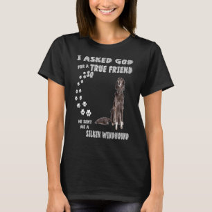 Sighthound Hunting Dog Mum Dad Cute Silken Windhou T-Shirt