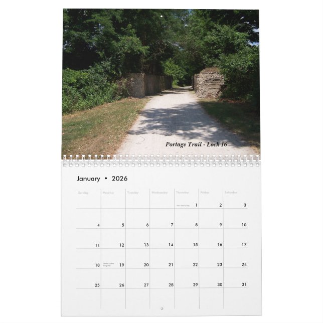 Sights Along the Bike Trails Calendar (Jan 2026)