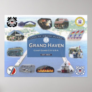 Sights of the Summer - Grand Haven, Michigan Poster