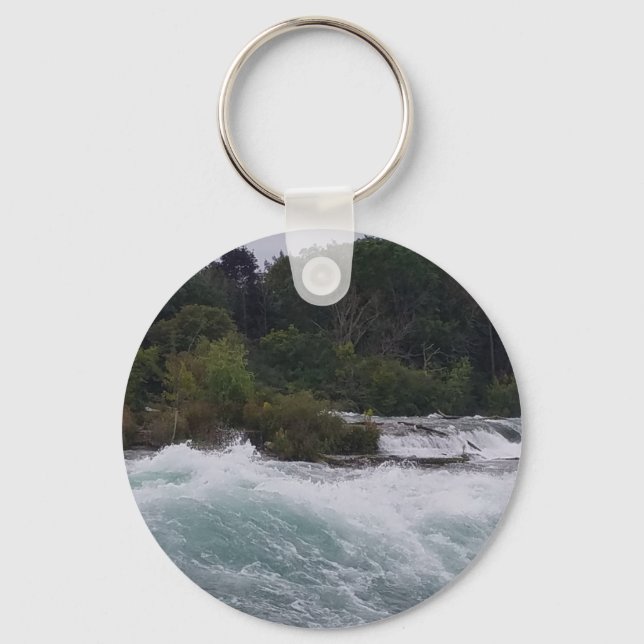 Sightseeing at Niagara Falls Key Ring (Front)