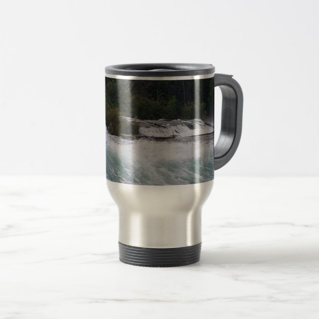 Sightseeing at Niagara Falls Travel Mug (Front Right)