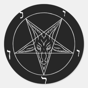 Sigil of Baphomet Classic Round Sticker
