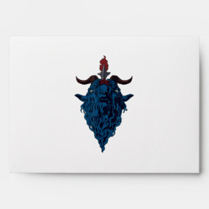 Sigil Of Baphomet Goat Of Mendes Satan Dark Goth Envelope