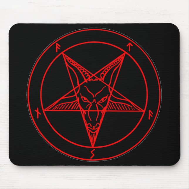 SIGIL of BAPHOMET Mouse Mat (Front)