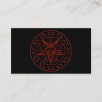 Sigil of Baphomet triple moon and sigil of lucifer