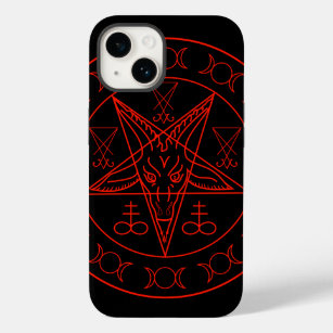 Sigil of Baphomet triple moon and sigil of lucifer Case-Mate iPhone 14 Case