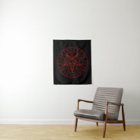 Sigil of Baphomet triple moon and sigil of lucifer