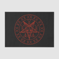 Sigil of Baphomet triple moon and sigil of lucifer