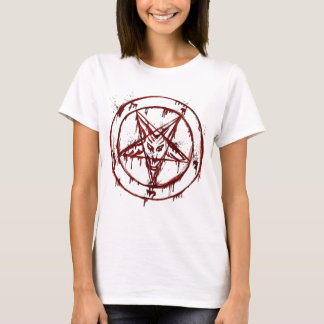 Sigil of Baphomet with Goat Head T-Shirt