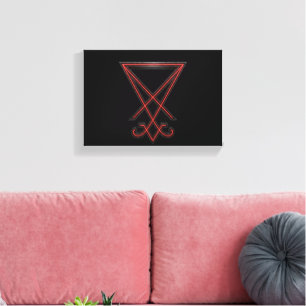 Sigil of Lucifer Canvas Print