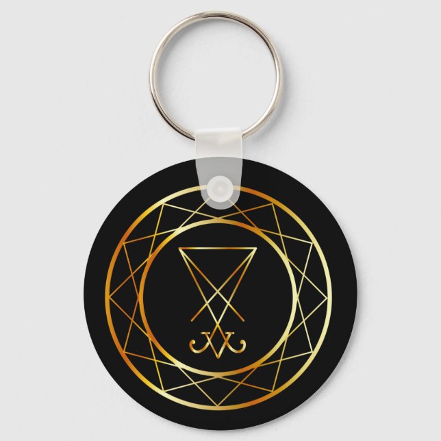 Sigil of Lucifer Key Ring (Front)