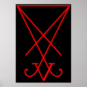 Sigil of Lucifer Poster