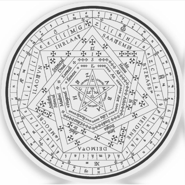 Sigillum Dei Aemeth (black) (Front)