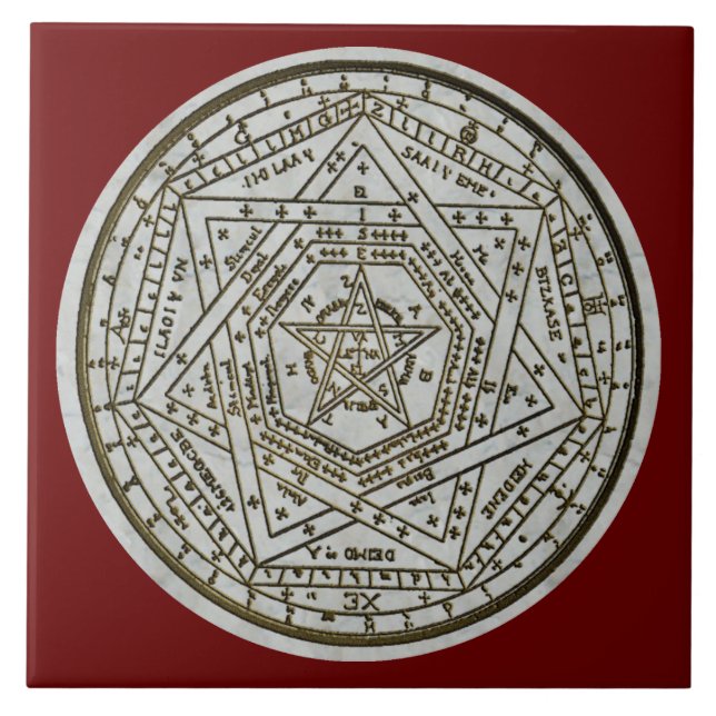 sigillum dei aemeth tile (Front)