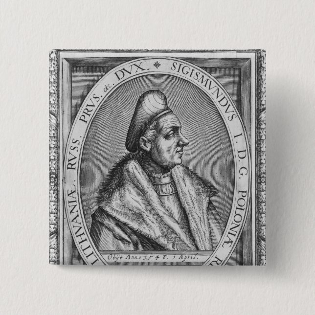 Sigismund I 15 Cm Square Badge (Front)