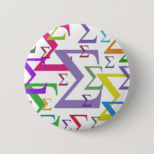 Sigma 6 Cm Round Badge