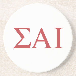 Sigma Alpha Iota Greek Letters Coaster