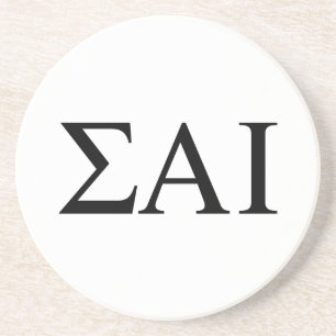 Sigma Alpha Iota Greek Letters Coaster