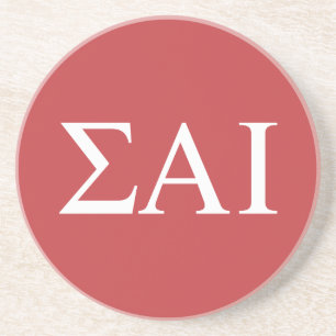 Sigma Alpha Iota Greek Letters Coaster