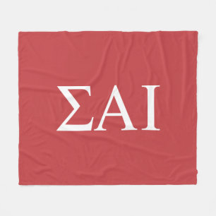 Sigma Alpha Iota Greek Letters Fleece Blanket