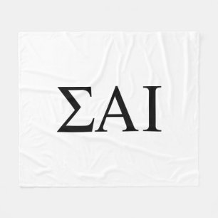 Sigma Alpha Iota Greek Letters Fleece Blanket