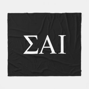 Sigma Alpha Iota Greek Letters Fleece Blanket