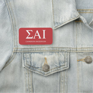 Sigma Alpha Iota Greek Letters Name Tag