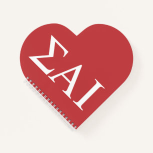 Sigma Alpha Iota Greek Letters Notebook
