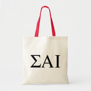 Sigma Alpha Iota Greek Letters Tote Bag