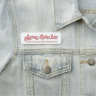 Sigma Alpha Iota International Music Fraternity Name Tag