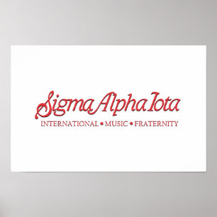 Sigma Alpha Iota International Music Fraternity Poster