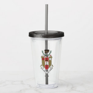 Sigma Alpha Iota Music Fraternity Crest Acrylic Tumbler
