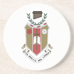 Sigma Alpha Iota Music Fraternity Crest Coaster